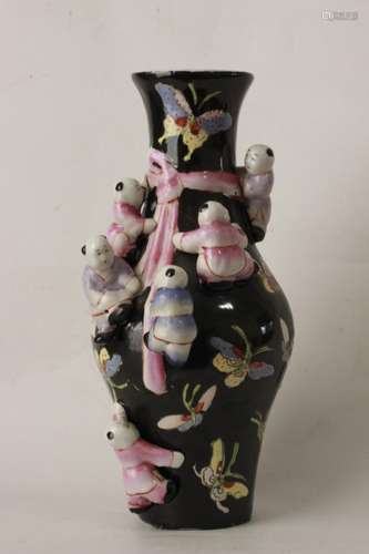 Chinese Famille Rose Porcelain Vase