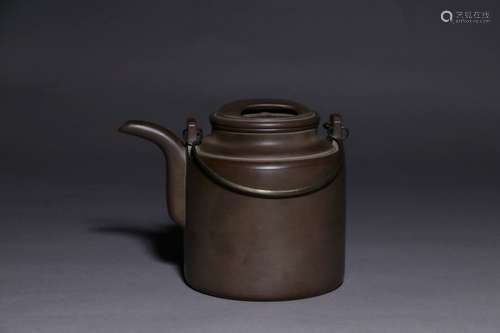 Chinese Hand Made Zisha Teapot,Mark