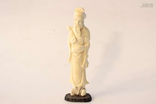 Antique Chinese Bone Carved Figurine