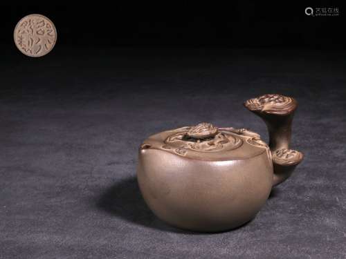 Chinese Hand Made Zisha Teapot,Mark