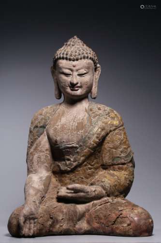Qing Chinese Wood Carved Buddha
