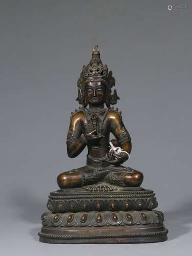 Chinese Gilt Bronze Buddha