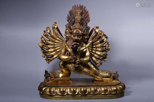 Chinese Gilt Bronze Buddha