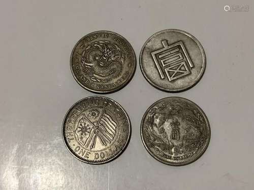 Four Chinese Coins