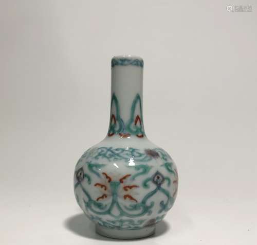 Chinese Enemal Porcelain Vase,Mark