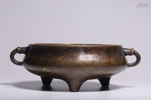 Chinese Bronze Censer,Mark