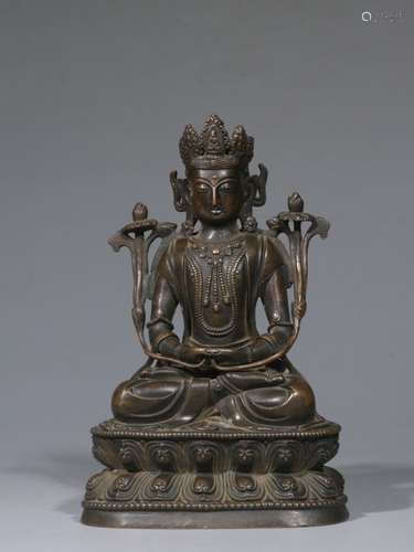 Chinese Bronze Buddha