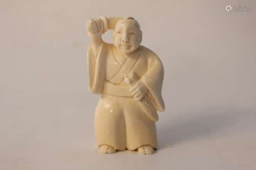 Japanese Bone Carved Netsuke