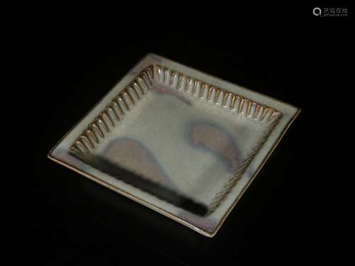 Chinese Jun Ware Porcelain Plate/Tray