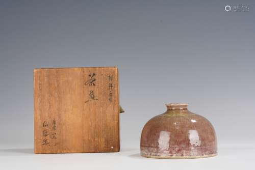 Cowpea Red Glazed Taibai Zun, Qing Dynasty