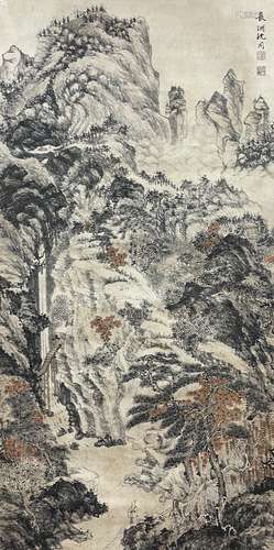 Landscape, Hanging Scroll, Shen Zhou