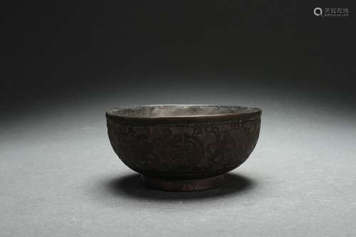 Coconut Shell Bowl, Qing Dynasty