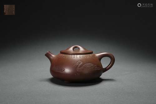 Chinese Zisha Teapot (Gu Jingzhou)