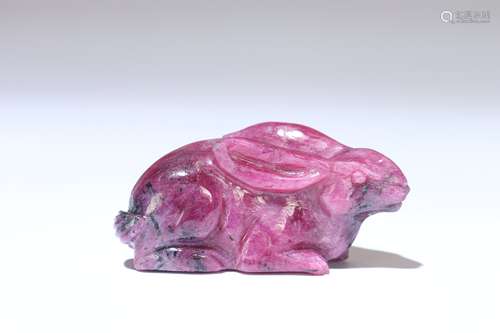 Pink Jade Rabbit, Qing Dynasty