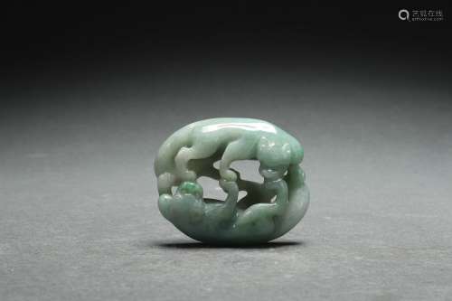 Jadeite Pendant, Qing Dynasty