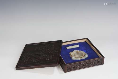 Group White Jade Study Articles, Qing Dynasty