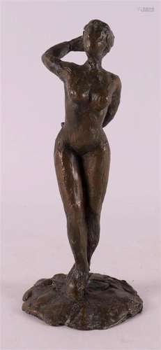 Laroche, Patrich (France 1959-) A brown patinated bronze fem...