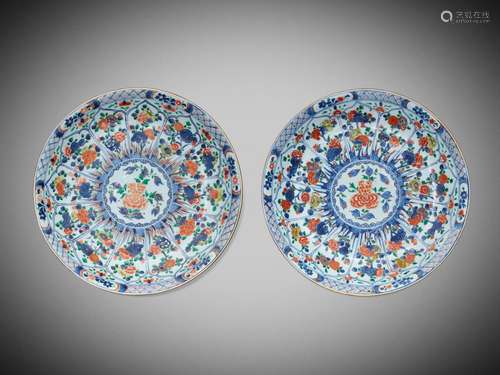 A pair of 'Chinese imari' charger