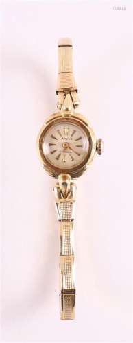 An Ancre women's wristwatch in a 14 kt gold case on a g...