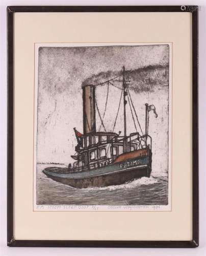 Verpoorten, Oscar (`1952-2003) 'Steam tug',