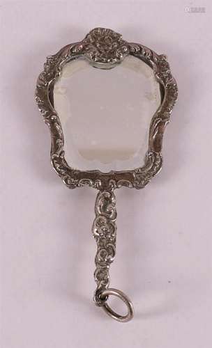 A silver miniature of a faceted lavatory mirror, Germany 20t...