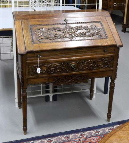 A ladies' secretary, England, circa 1900.