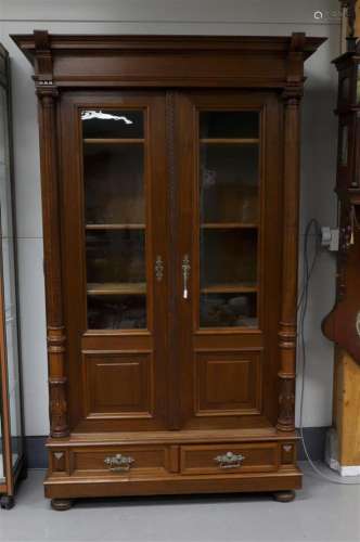 A two-door wardrobe converted into a display case, Germany, ...