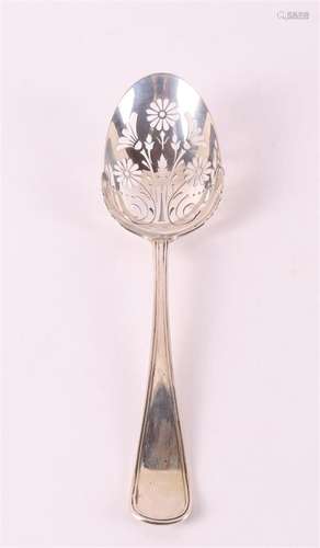 A 2nd grade silver scatter spoon, round fillet, year letter ...