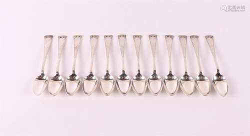 A series of twelve 2nd grade 835/1000 coffee spoons, year le...