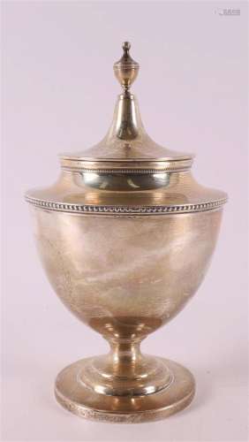 A Sterling silver sugar lid pot, England, J.E. Caldwell &...