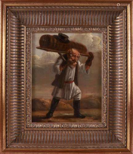 Dutch school 19th century 'Man with ballast',