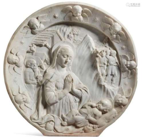 After Antonio Rossellino (Italian, 1427-1479) The Nativity, ...