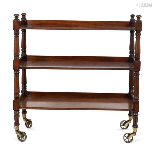 A William IV Mahogany Three-Tier Server Height 40x width 40 ...