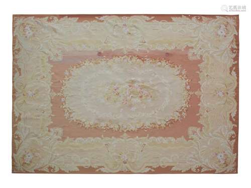 An Aubusson Style Rug 12 feet x 8 feet 10 inches.