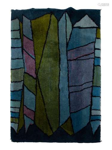 Olga Fisch (Hungarian, 1901-1990) Abstract Rug