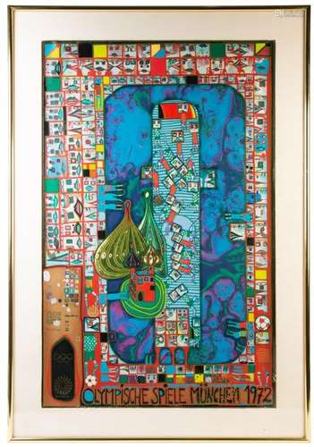 Friednesreich Hundertwasser (Austrian, 1928-2000) Olympische...