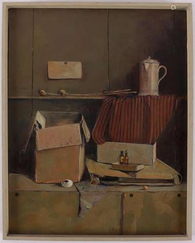 Nijmeijer, J. (Joop) (Hoogeveen 1941-2017) 'Still life ...