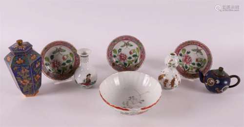 A lot of various Asian items including porcelain and cloisso...
