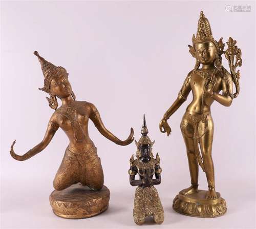 A bronze standing Shiva, India 20th century.