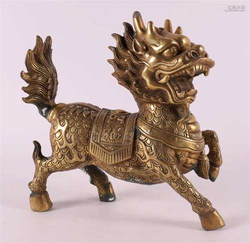 A bronze Kylin, China 20th century.