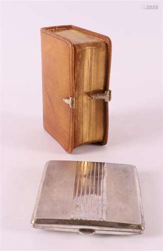 A 2nd grade silver cigarette case, mid 20th century.