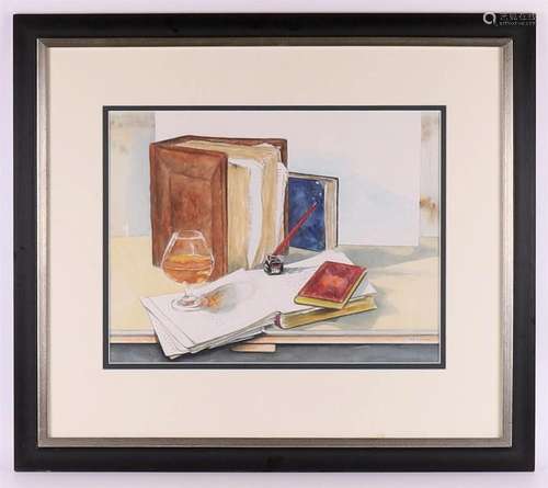 Ruigrok, Conchi 'Still life with books',