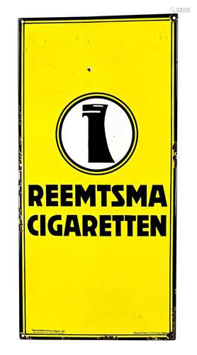 Enamel sign, advertising sign, "Ree