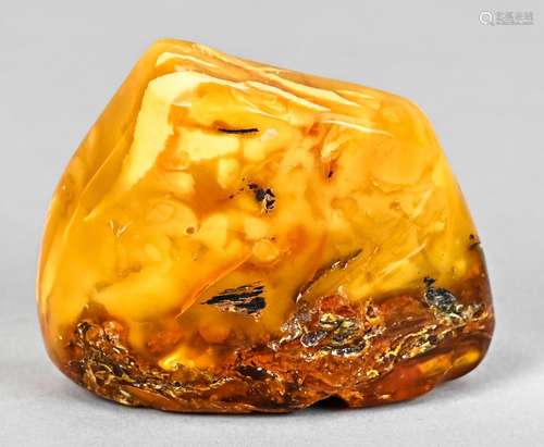 Amber figure, Russia, 20th century,