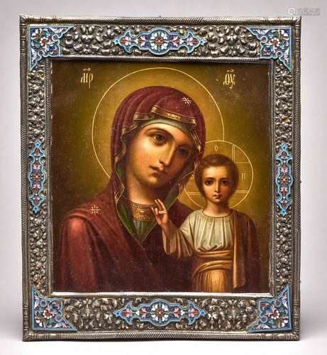 Icon, Russia, 19th century, "Mother