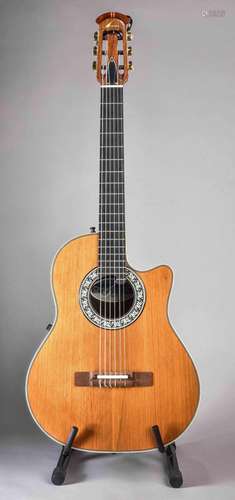 6-string electric acoustic guitar, Ovation 1763 Classic