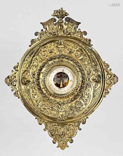 Barometer, Germany c. 1880, brass,