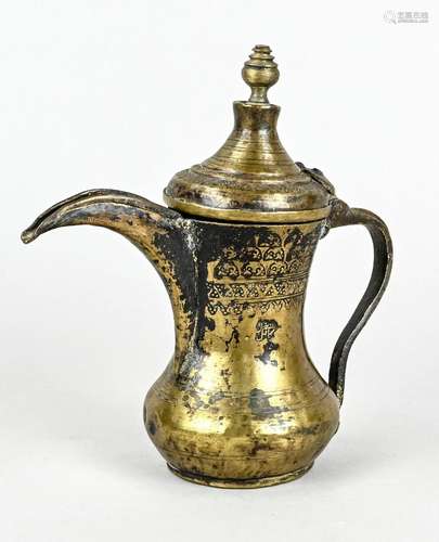 Mocha pot, Near East, 19th century,