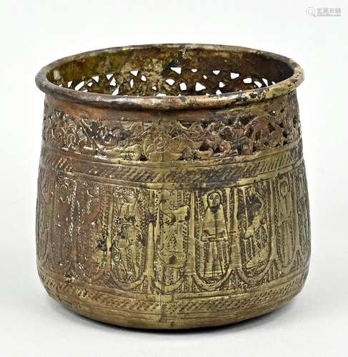 Brass vessel, Spain, probably 15th