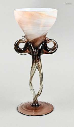 Murano glass goblet, Italy, c. 1970